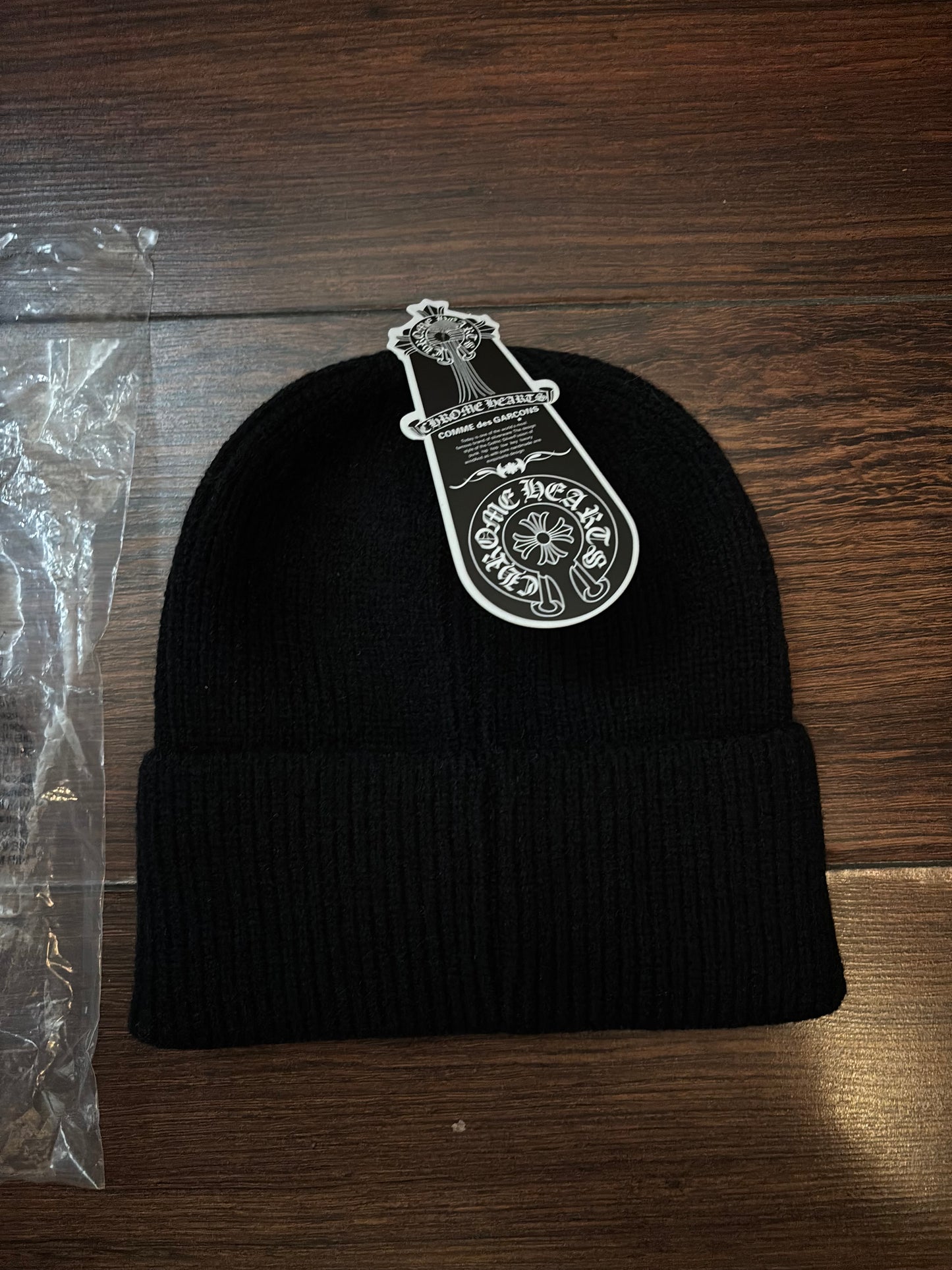 CHROME  BEANIE BLACK